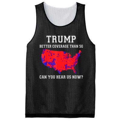 Trump Better Coverage Than 5g Can You Hear Us Now Long Sleeve Mesh Reversible Basketball Jersey Tank