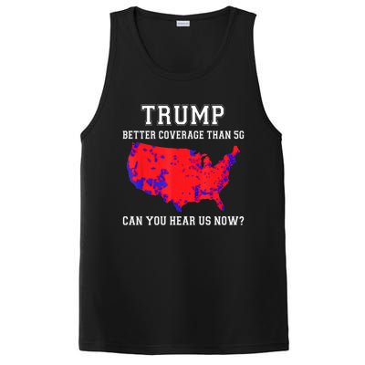 Trump Better Coverage Than 5g Can You Hear Us Now Long Sleeve PosiCharge Competitor Tank