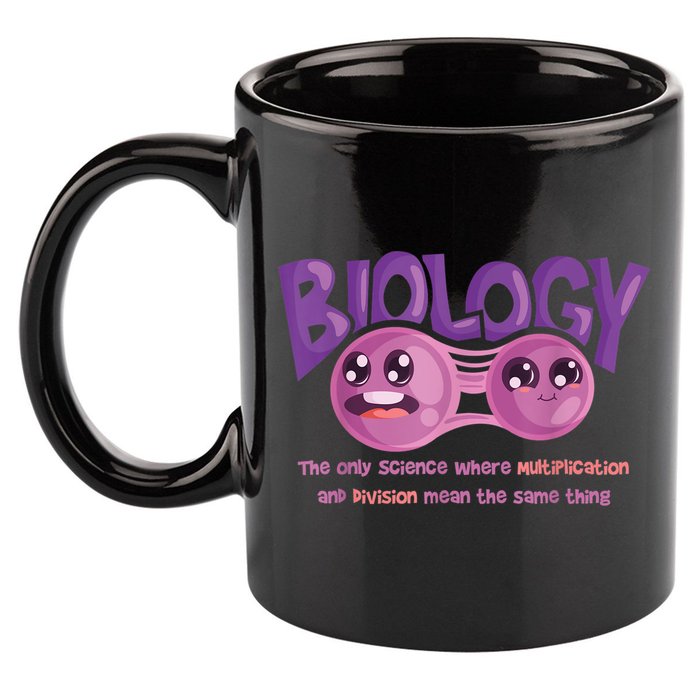 Teaching Biology Cell Science Teacher Funny Quote 11oz C Handle Ceramic Mug