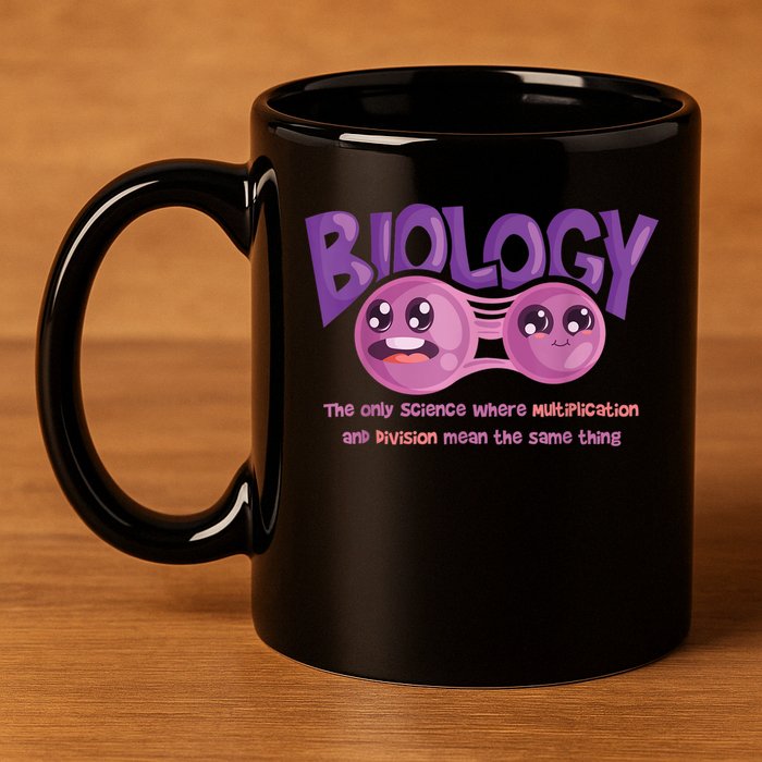 Teaching Biology Cell Science Teacher Funny Quote 11oz C Handle Ceramic Mug