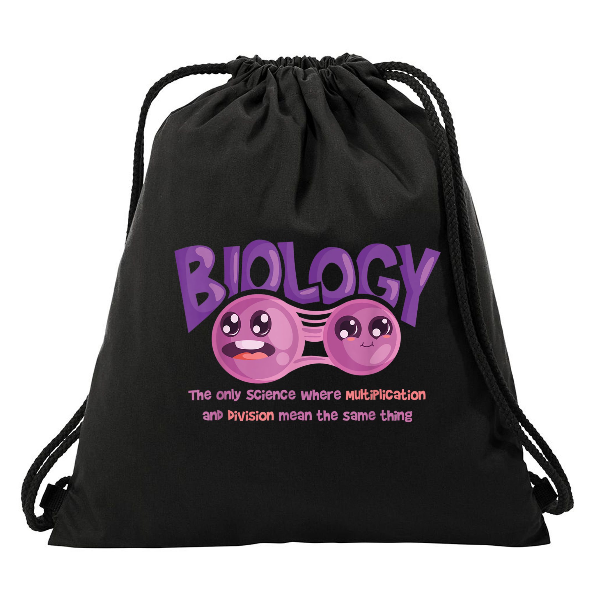 Teaching Biology Cell Science Teacher Funny Quote Drawstring Bag