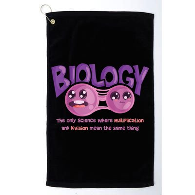 Teaching Biology Cell Science Teacher Funny Quote Golf Towel