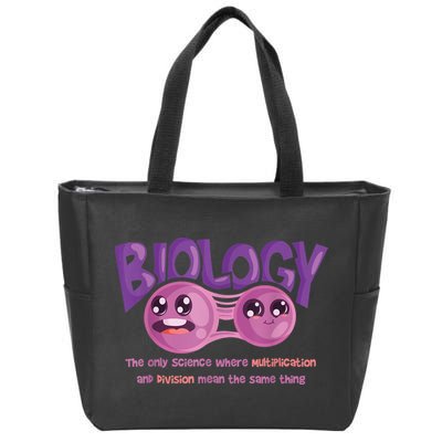 Teaching Biology Cell Science Teacher Funny Quote Zip Tote Bag