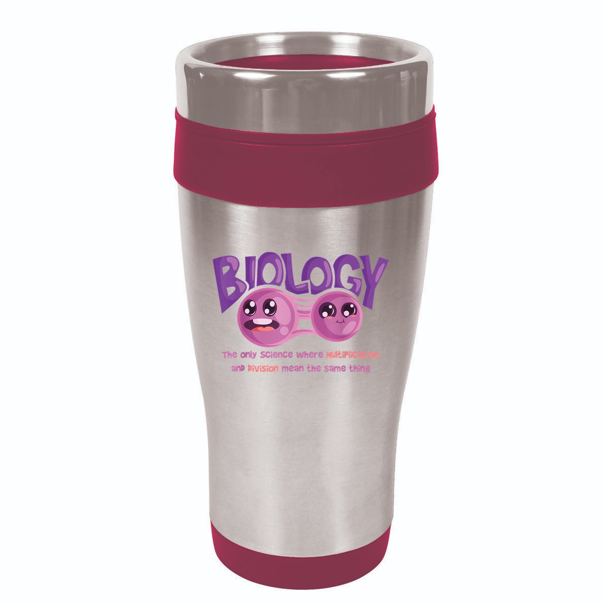 Teaching Biology Cell Science Teacher Funny Quote 16oz Travel Tumbler