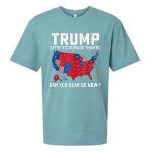 Trump Better Coverage Than 5g Can You Hear Us Now Sueded Cloud Jersey T-Shirt