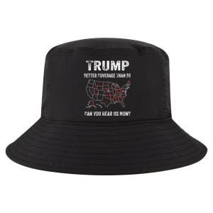 Trump Better Coverage Than 5g Can You Hear Us Now Usa Map Cool Comfort Performance Bucket Hat