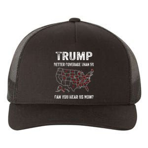 Trump Better Coverage Than 5g Can You Hear Us Now Usa Map Yupoong Adult 5-Panel Trucker Hat