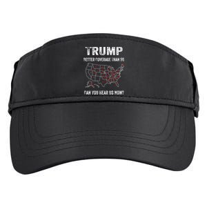 Trump Better Coverage Than 5g Can You Hear Us Now Usa Map Adult Drive Performance Visor