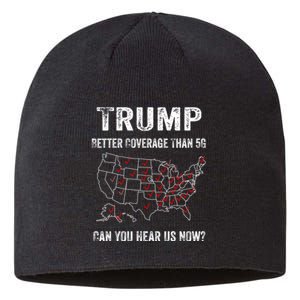 Trump Better Coverage Than 5g Can You Hear Us Now Usa Map Sustainable Beanie