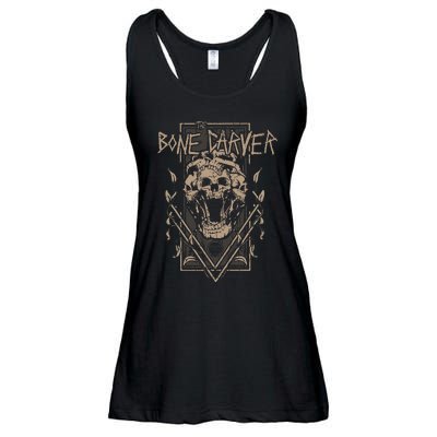 The Bone Carver Death God Skeleton Spicy Books Ladies Essential Flowy Tank