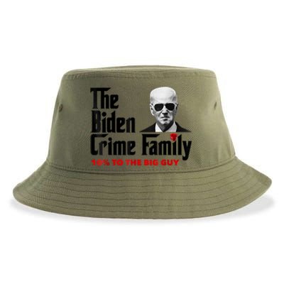 The Biden Crime Family Funny Anti Biden Liberals Democrats Sustainable Bucket Hat