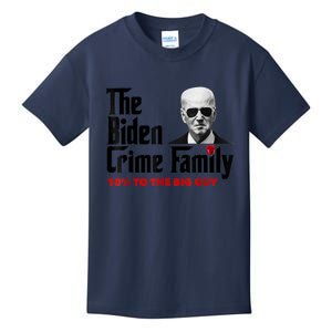 The Biden Crime Family Funny Anti Biden Liberals Democrats Kids T-Shirt