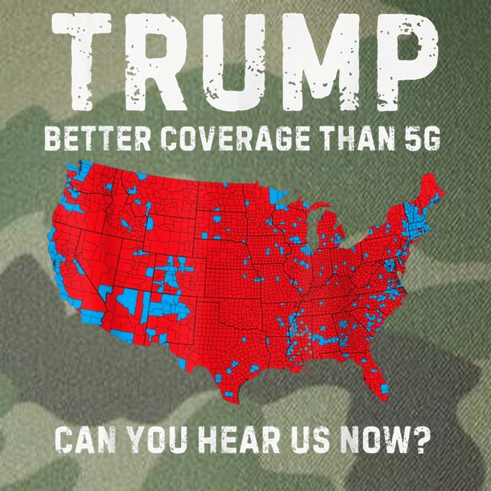 Trump Better Coverage Than 5g Can You Hear Us Now? Legacy Tie Dye Trucker Hat