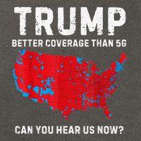 Trump Better Coverage Than 5g Can You Hear Us Now? Cotton Canvas Backpack