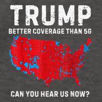 Trump Better Coverage Than 5g Can You Hear Us Now? Vector Backpack