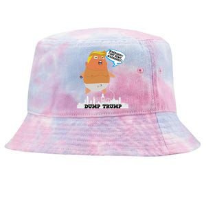 Trump Balloon Cute Gift Tie-Dyed Bucket Hat