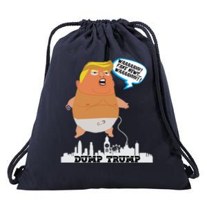 Trump Balloon Cute Gift Drawstring Bag