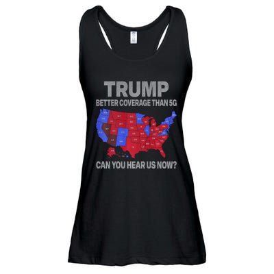 Trump Better Coverage Than 5g Can You Hear Us Now Politics Ladies Essential Flowy Tank