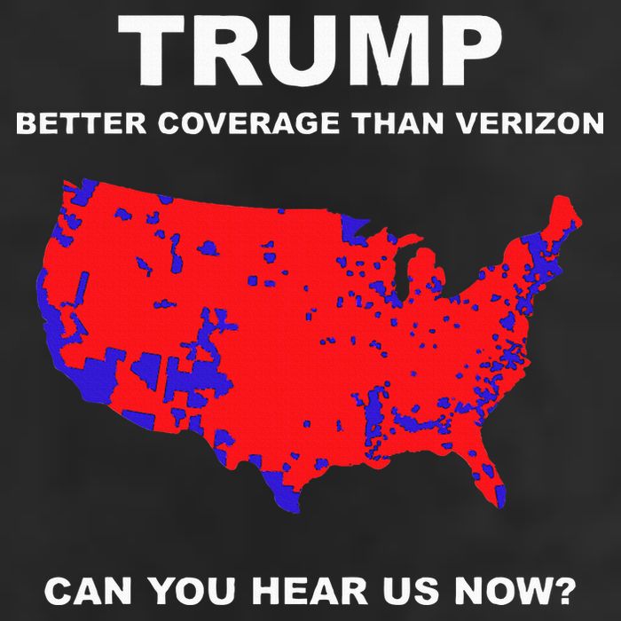 Trump Better Coverage Than Verizon Can You Hear Us Now Trucker Hat