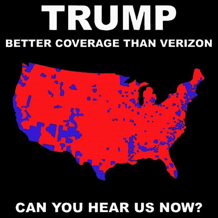 Trump Better Coverage Than Verizon Can You Hear Us Now Zip Tote Bag