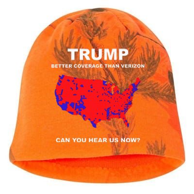 Trump Better Coverage Than Verizon Can You Hear Us Now Kati - Camo Knit Beanie