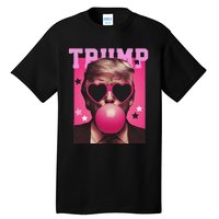 Trump Blowing Christmas Trump Tall T-Shirt