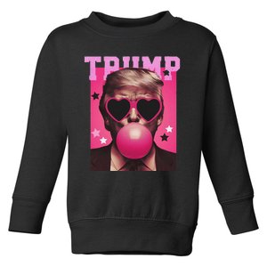 Trump Blowing Christmas Trump Toddler Sweatshirt