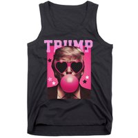 Trump Blowing Christmas Trump Tank Top