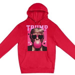 Trump Blowing Christmas Trump Premium Pullover Hoodie