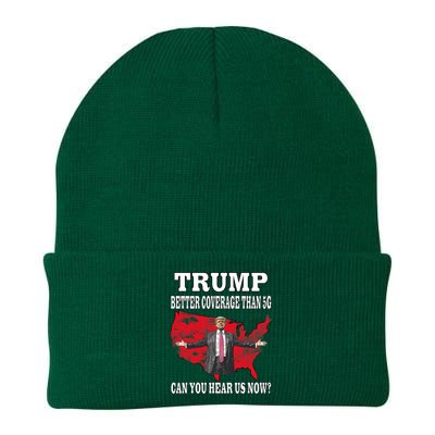 Trump Better Coverage Than 5g Can You Hear Us Now Politics Knit Cap Winter Beanie