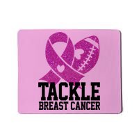 Tackle Breast Cancer Football Ribbon Mousepad