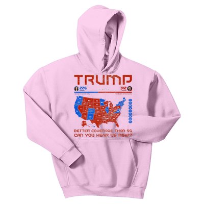 Trump Better Coverage Than 5g Can You Hear Us Now Kids Hoodie