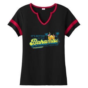 The Bahamas Cruise Half Moon Cay Travel Bahamas Vacation Ladies Halftime Notch Neck Tee