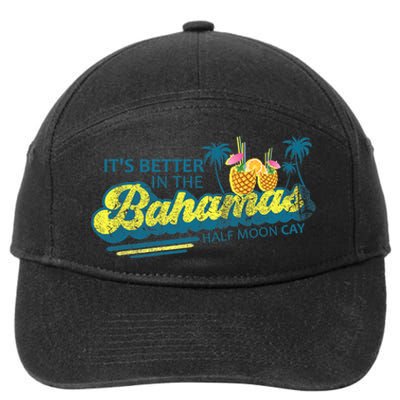 The Bahamas Cruise Half Moon Cay Travel Bahamas Vacation 7-Panel Snapback Hat