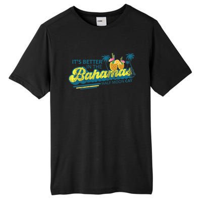 The Bahamas Cruise Half Moon Cay Travel Bahamas Vacation Tall Fusion ChromaSoft Performance T-Shirt