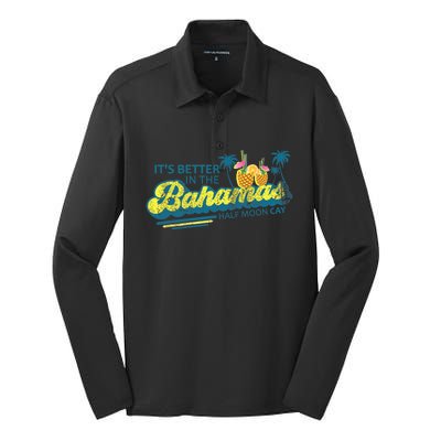 The Bahamas Cruise Half Moon Cay Travel Bahamas Vacation Silk Touch Performance Long Sleeve Polo