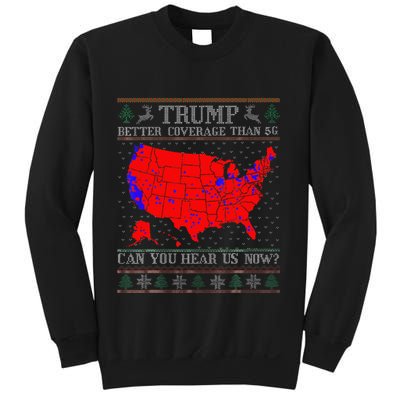 Trump Better Coverage Than 5g Ugly Christmas Sweater Xmas Sweatshirt