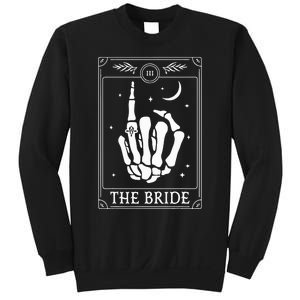 The Bride Coven Skeleton Hand Gothic Wedding Bachelorette Sweatshirt