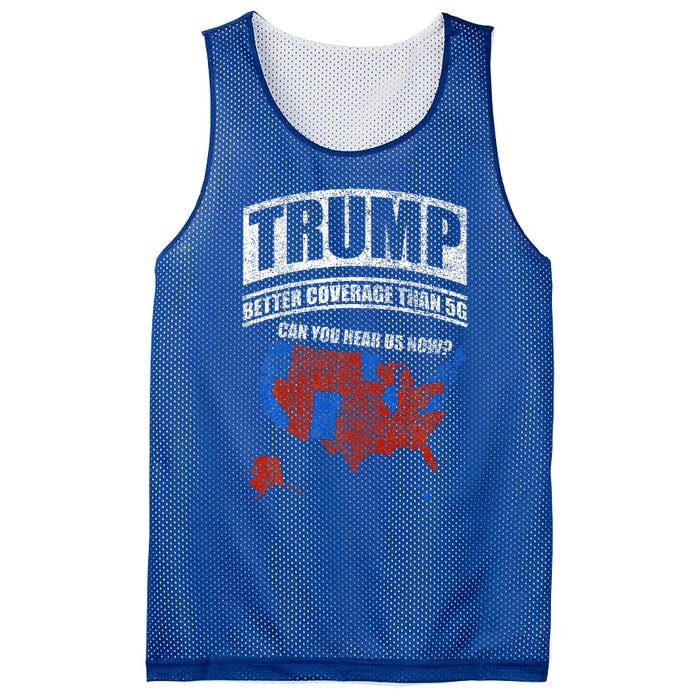 Trump Better Coverage Than 5g Can You Hear Us Now Usa Map Mesh Reversible Basketball Jersey Tank