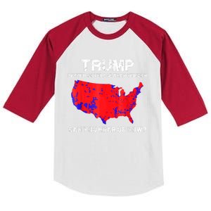 Trump Better Coverage Than Verizon Can You Hear Us Now Kids Colorblock Raglan Jersey