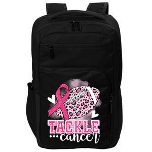 Tackle Breast Cancer Pink Ribbon Football Impact Tech Backpack