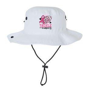 Tackle Breast Cancer Pink Ribbon Football Legacy Cool Fit Booney Bucket Hat