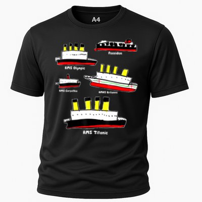 Titanic, Britanic, Carpathia, Poseidon, Titanic Cooling Performance Crew T-Shirt