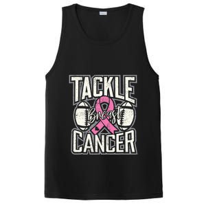 Tackle Breast Cancer Awareness Football Pink Ribbon PosiCharge Competitor Tank