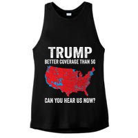 Trump Better Coverage Than 5g Can You Hear Us Now Ladies PosiCharge Tri-Blend Wicking Tank