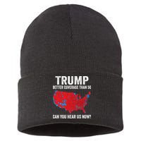 Trump Better Coverage Than 5g Can You Hear Us Now Sustainable Knit Beanie