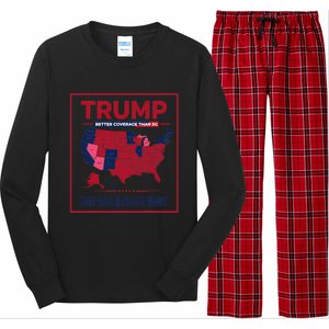 Trump Better Coverage Than 5g Can You Hear Us Now Politics Long Sleeve Pajama Set