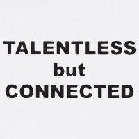 Talentless But Connected Garment-Dyed Sweatshirt