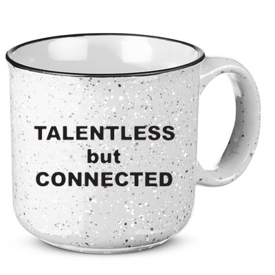 Talentless But Connected 15oz Campfire Ceramic Mug