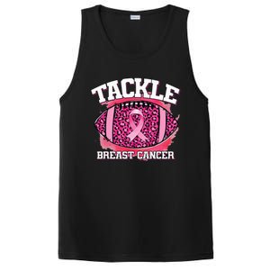 Tackle Breast Cancer Awareness Pink Football Ribbon PosiCharge Competitor Tank